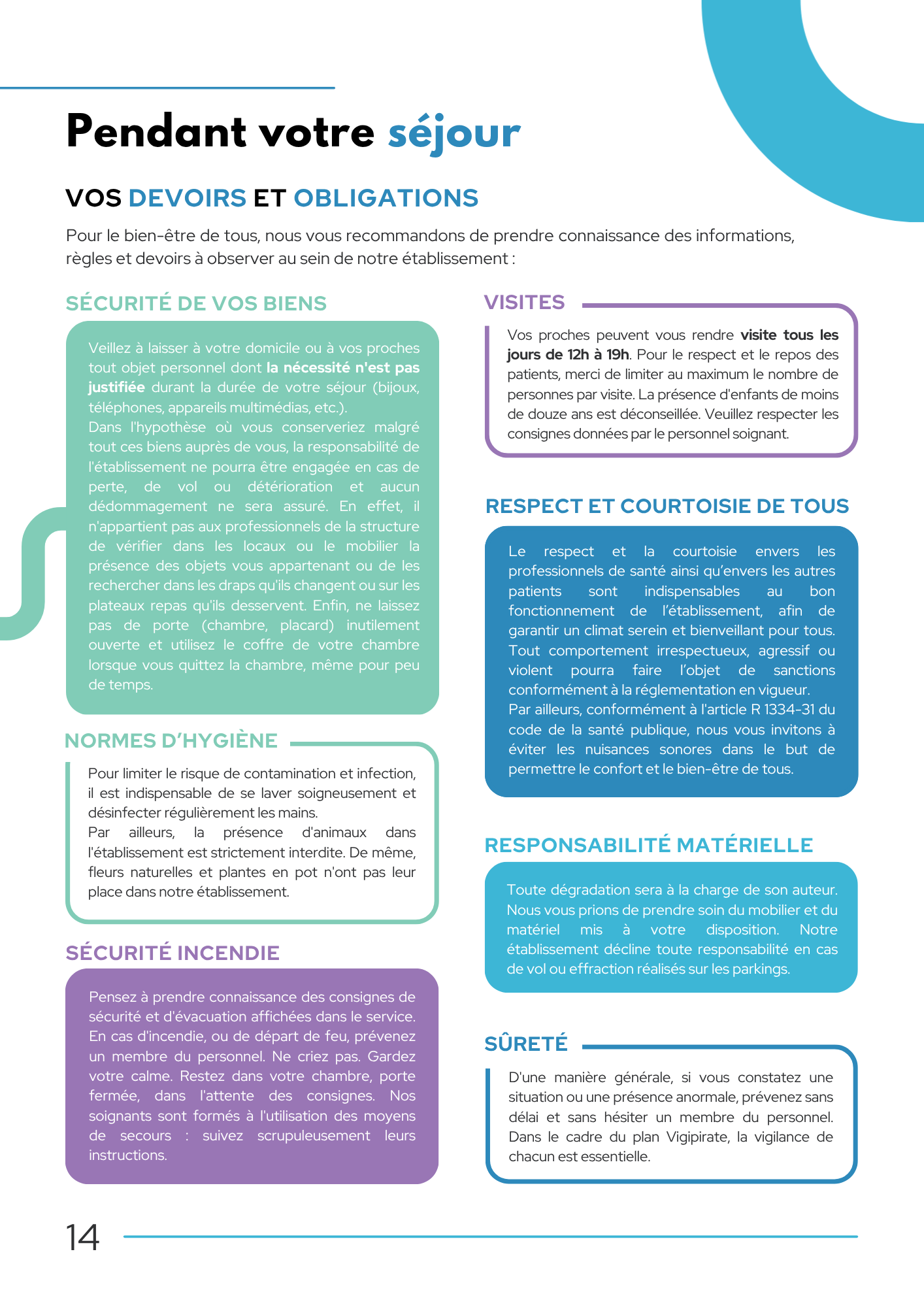 Livret d accueil patient La Mut