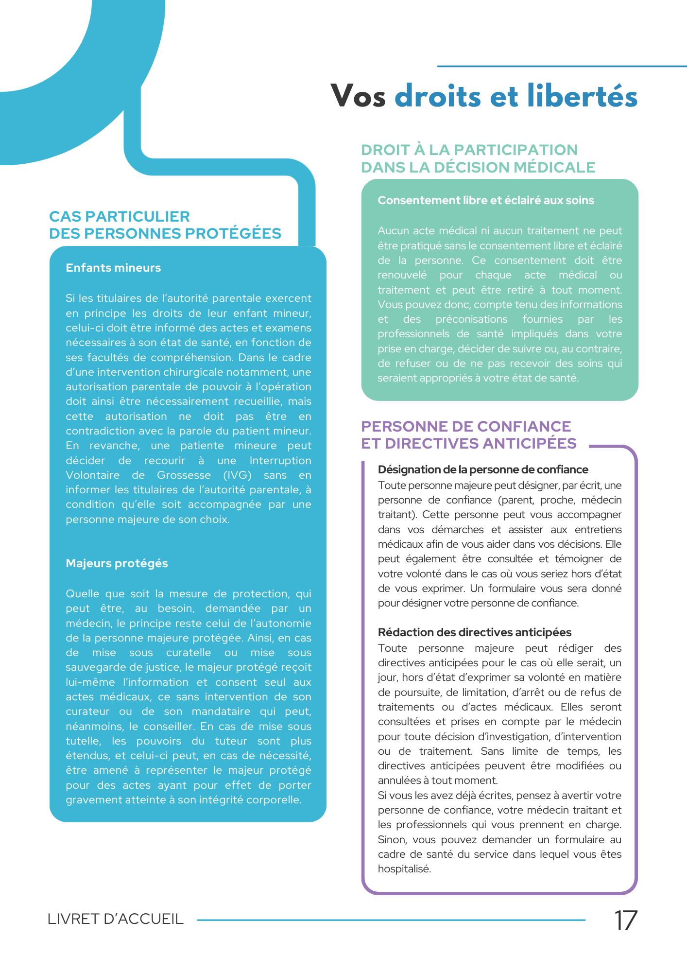 Livret d accueil patient La Mut