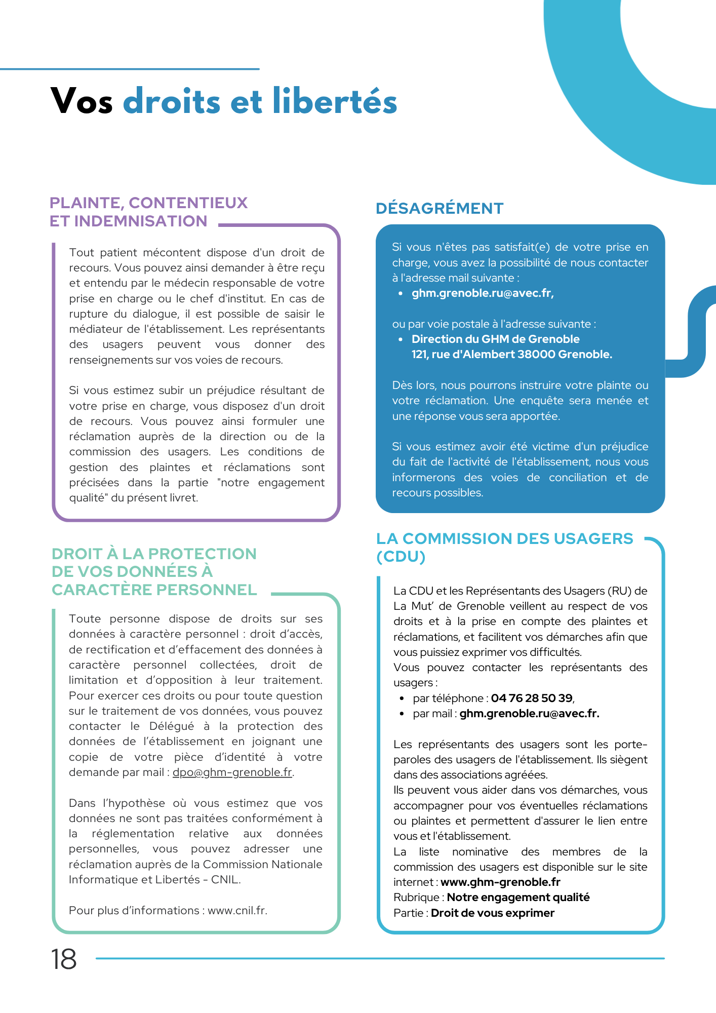 Livret d accueil patient La Mut