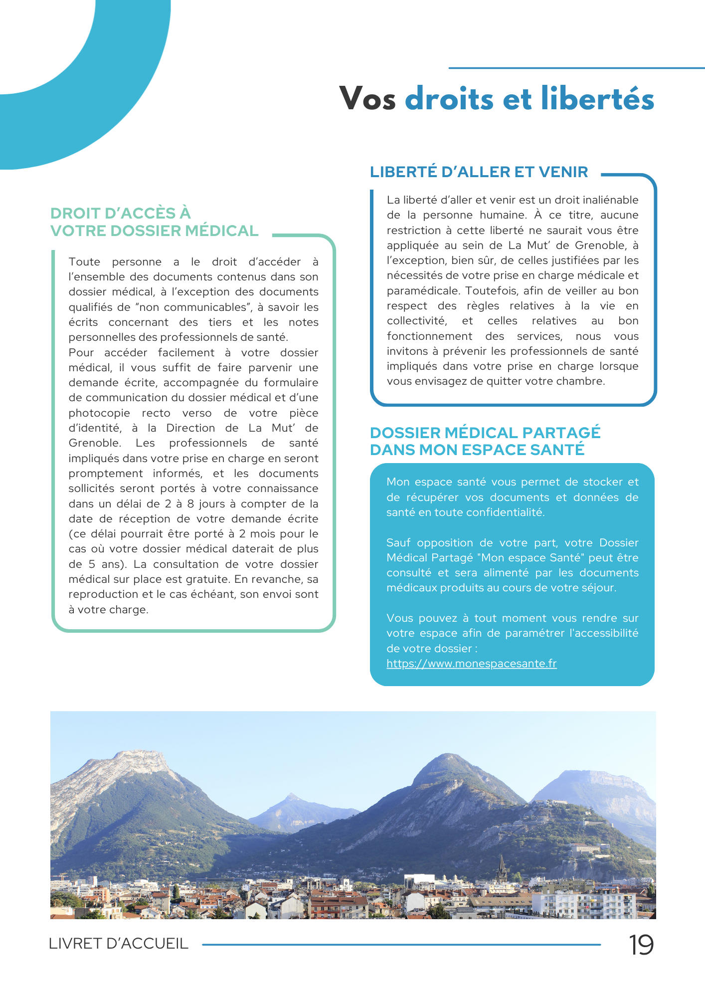 Livret d accueil patient La Mut