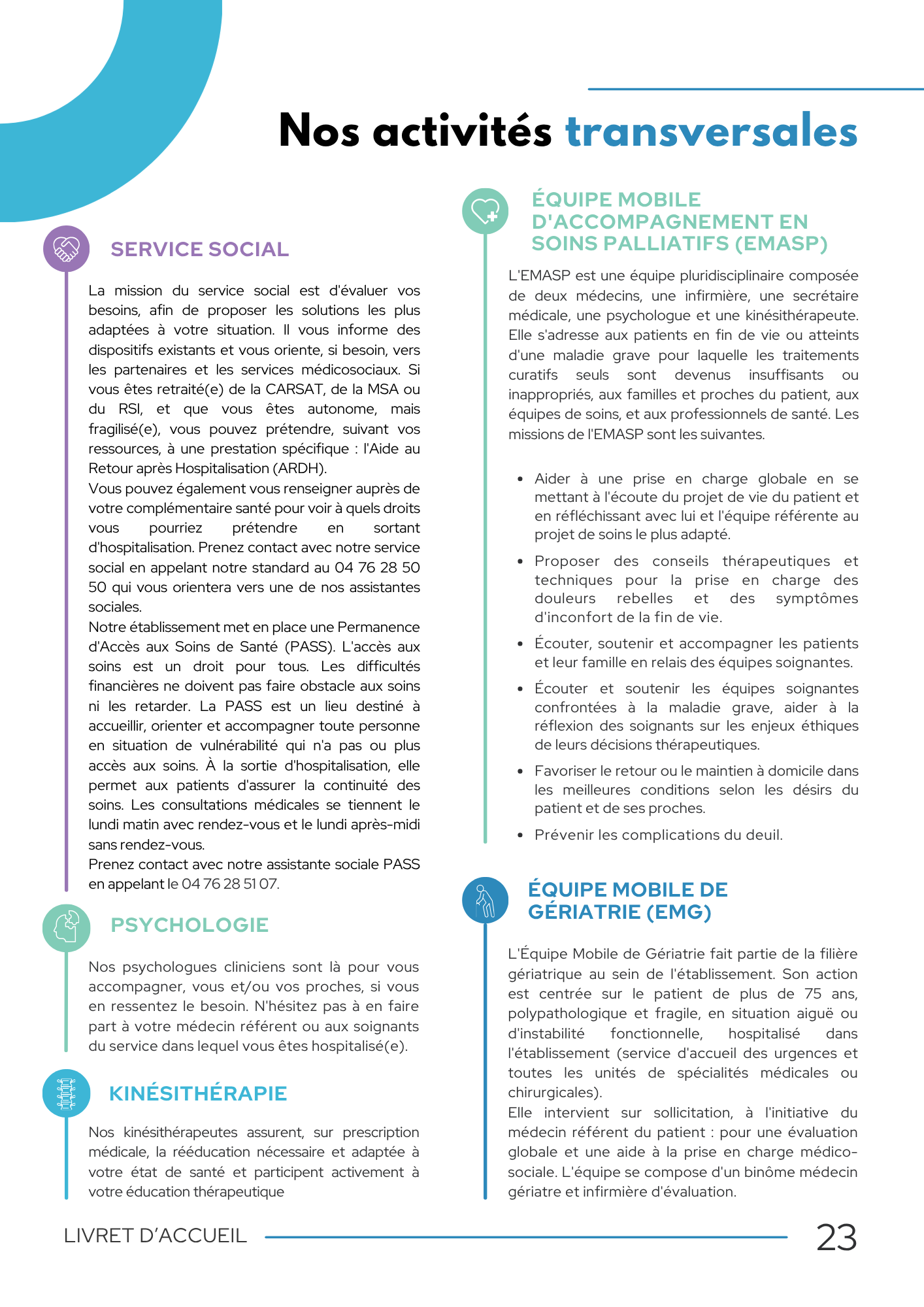 Livret d accueil patient La Mut